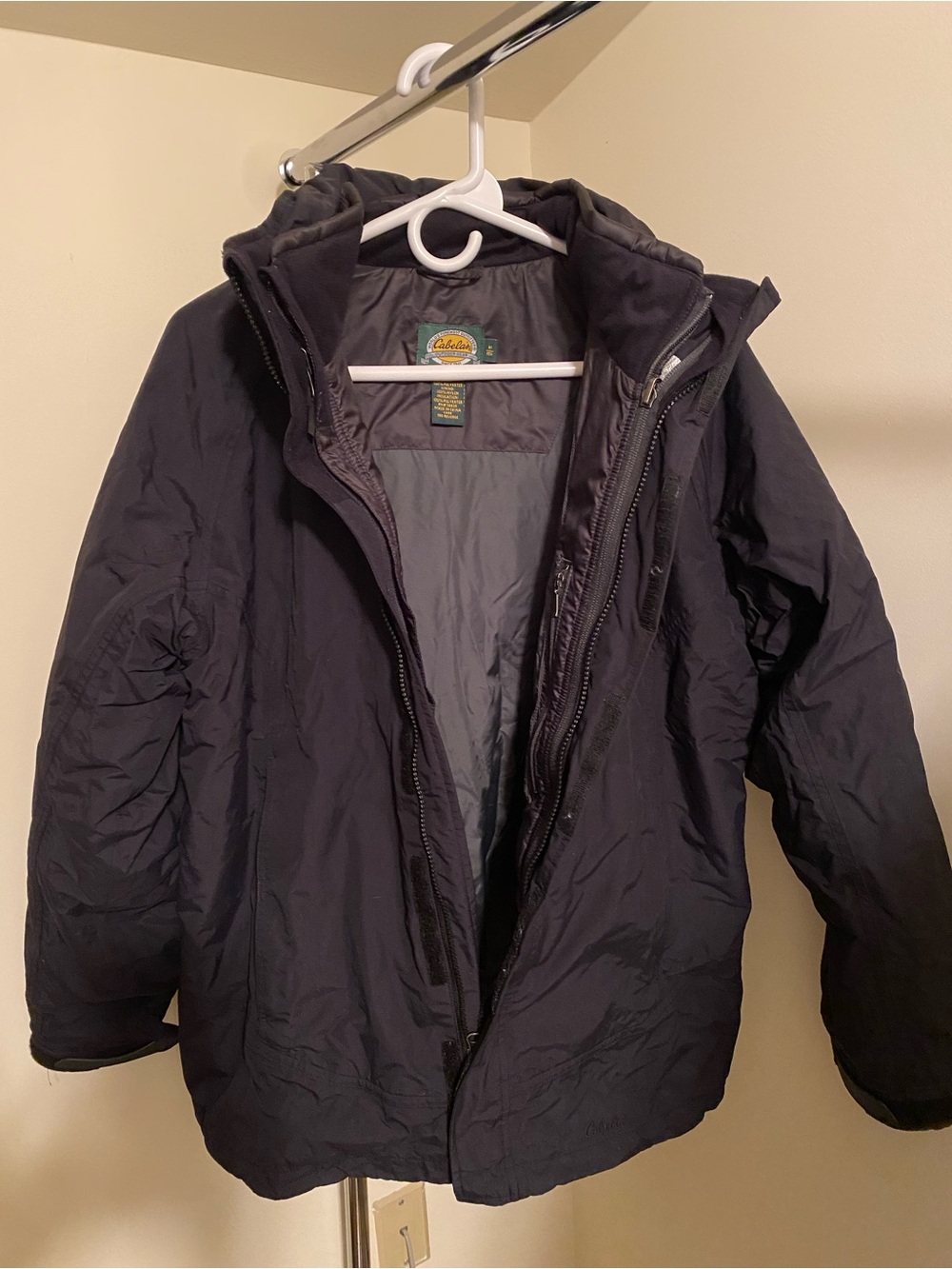 Cabela's Men's Black Insulated Jacket and pants set NWOT